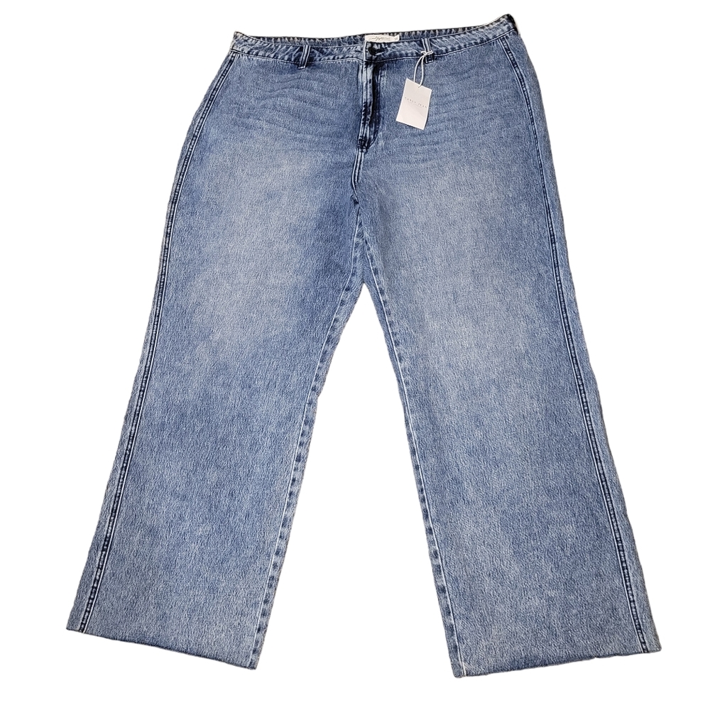 Carly Jean Jaymee Vintage Wide Leg High Rise Jeans